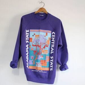 Vintage Circle City Classic Alabama State vs Central State 1992 Sweatshirt XL